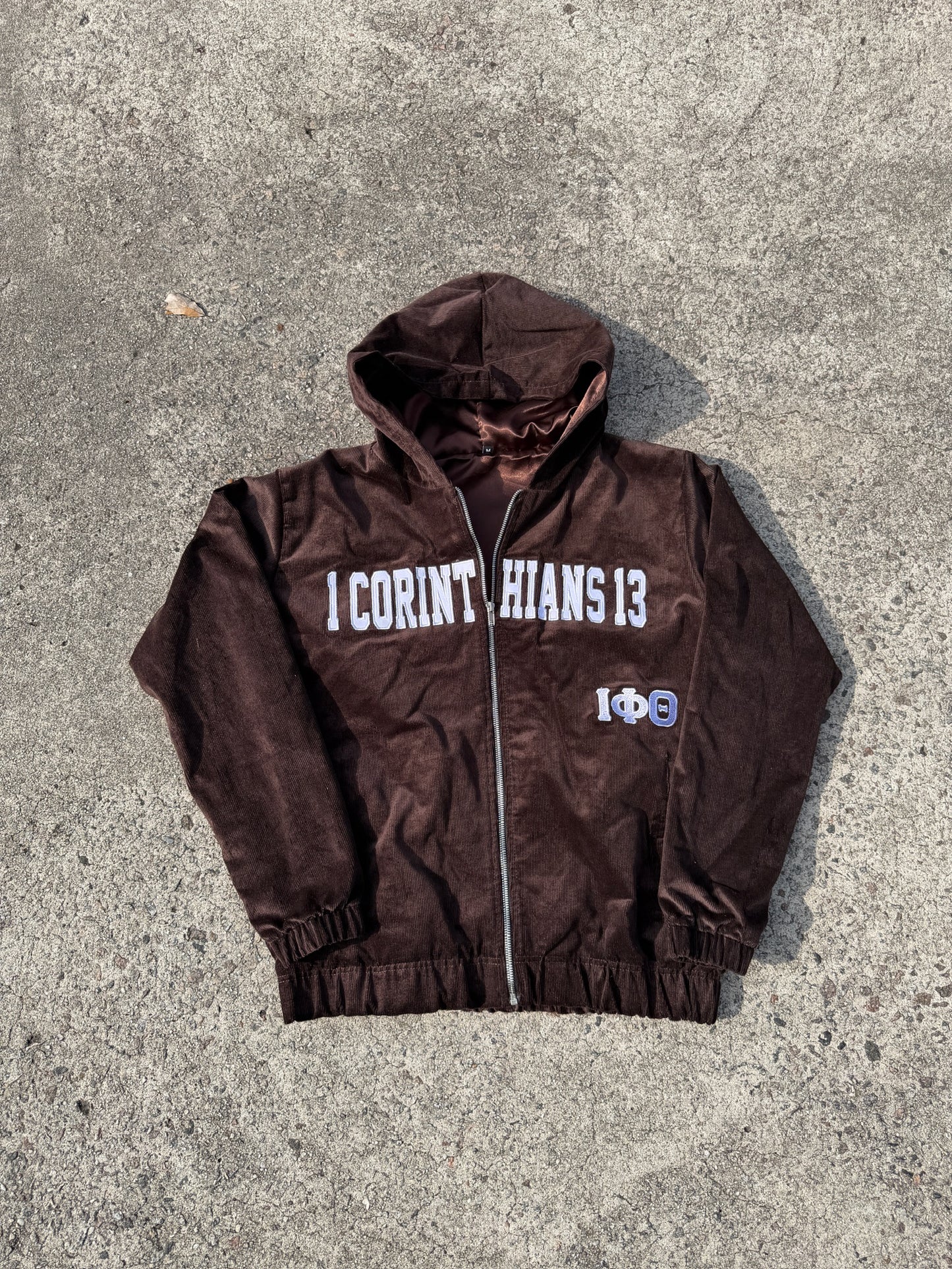 1 Corinthians 13 Greek Zip Up