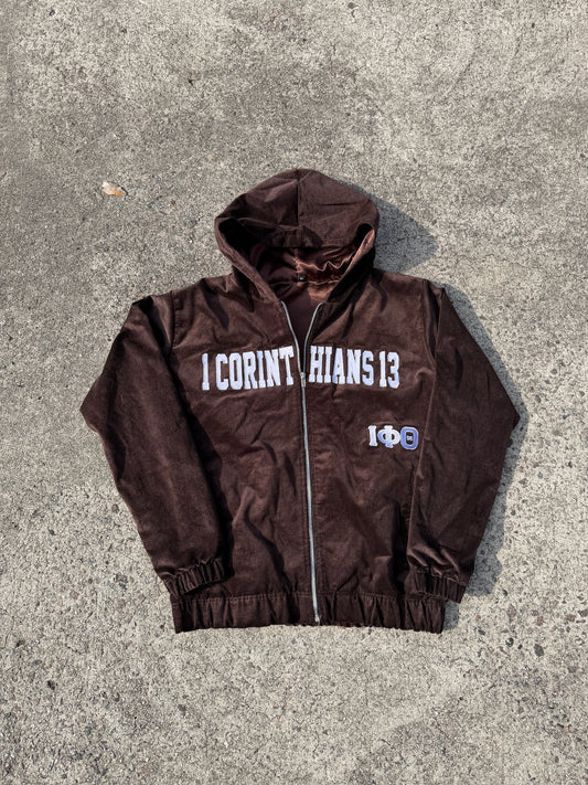 1 Corinthians 13 Greek Zip Up