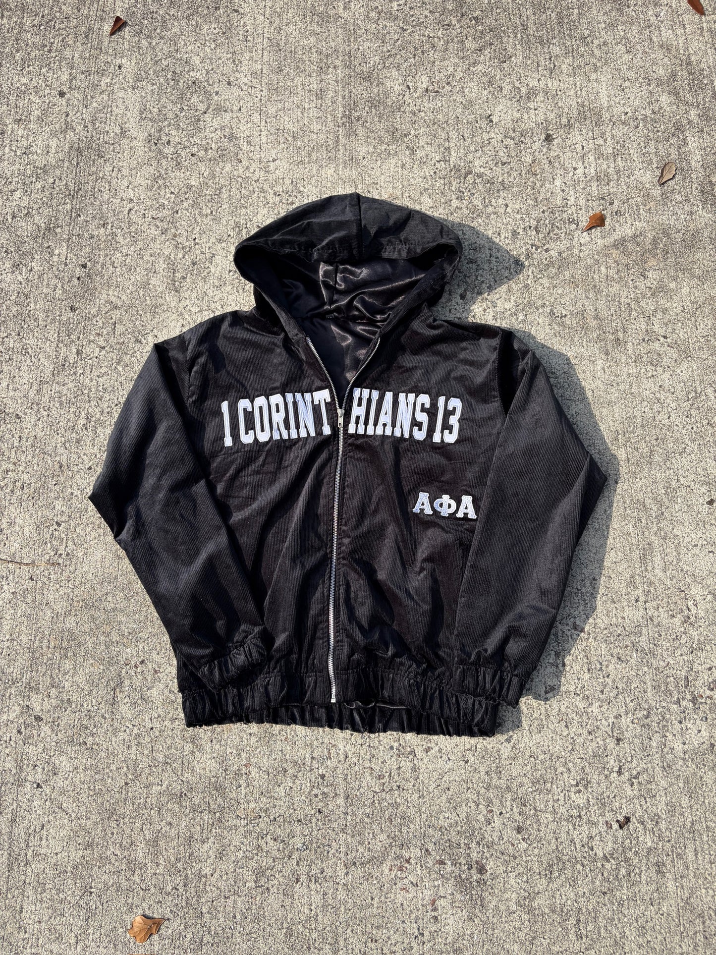 1 Corinthians 13 Greek Zip Up